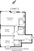 Floorplan area for info only, not for £/sq. ft valuation