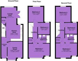 Daisy Bank Park 6 Bed, Victoria Park - all floors