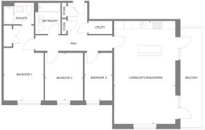 Apt G floorplan