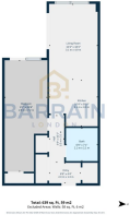 Galyon point 1 bedroom floorplan