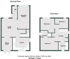 Floorplan - 20 Glas Y Llwyn