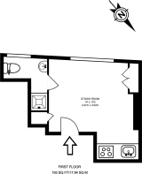 Floorplan area for info only, not for £/sq. ft valuation
