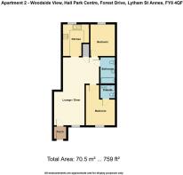 Apartment 2 - Woodside View, Hall Park Centre, For