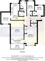 Floorplan - Flat 9, Emmabrook Court, Sea Road, Lit