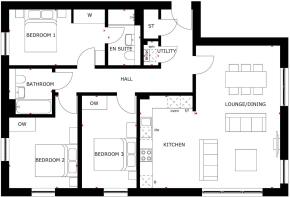 Lyne apartment floorplan