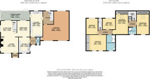 Colour floorplan ...