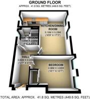 Flat 1 Jericho Street  Ground Floor Floorplan - Al