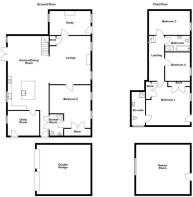 The Coach House, Newton In Bowland - all floors.JP