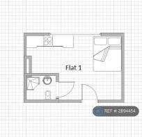 Flat 1 Floor Plan (Illustrative)