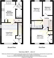 Floorplan - 11, Lagden Gardens, Angmering, BN16 4P