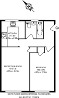 Floorplan area for info only, not for £/sq. ft valuation