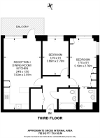 Floorplan area for info only, not for £/sq. ft valuation