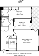 Floorplan area for info only, not for £/sq. ft valuation