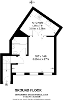 Floorplan area for info only, not for £/sq. ft valuation