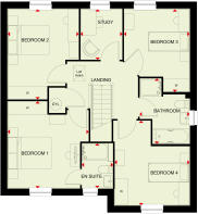 First floor plan of the linstock