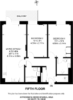 Floorplan area for info only, not for £/sq. ft valuation