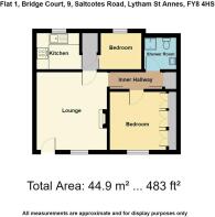Flat 1, Bridge Court, 9, Saltcotes Road, Lytham St