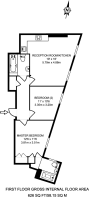 Floorplan area for info only, not for £/sq. ft valuation