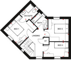 Lutterworth First Floor Plan