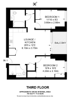 Floorplan area for info only, not for £/sq. ft valuation