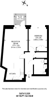 Floorplan area for info only, not for £/sq. ft valuation