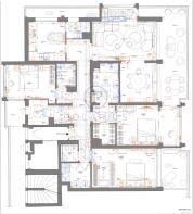 This image shows a detailed architectural floor pl