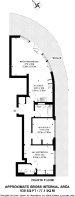 Floorplan area for info only, not for £/sq. ft valuation