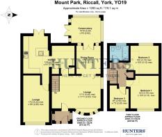 6 Mount Park, Riccall, York, YO19 6QU - Floorplan.