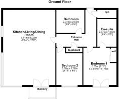 Flat 7 The Avenue, Corby - all floors (1).JPG