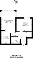 Floorplan area for info only, not for £/sq. ft valuation