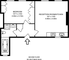 Floorplan area for info only, not for £/sq. ft valuation