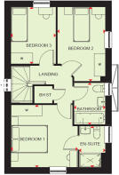 Silkin Meadows Martham first floor plan
