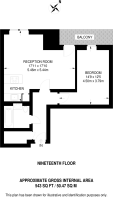 Floorplan area for info only, not for £/sq. ft valuation