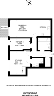 Floorplan area for info only, not for £/sq. ft valuation