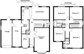 45 The Rhydings, Langho - all floors.JPG