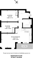 Floorplan area for info only, not for £/sq. ft valuation