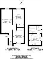 Floorplan area for info only, not for £/sq. ft valuation