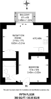 Floorplan area for info only, not for £/sq. ft valuation
