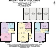 Floor Plan - 103 Llysfaen Road, Old Colwyn LL29 9H