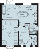 Kirkdale gf plan DWH Pentref Llewelyn