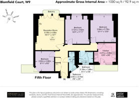 Flat 26, Blomfield Court W9 1TS-Floor Plan
