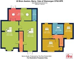 22 Bron Awelon, Barry, Vale of Glamorgan CF62 6PR.