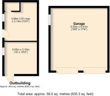 QUAKER COTTAGE GARAGE OUTBUILDING, Attlenborough -