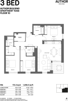 Author 3-Bedroom Flo