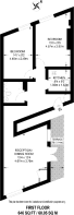 Floorplan area for info only, not for £/sq. ft valuation