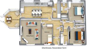 Silverknowe, Hasendean - 3D - 1. Floor - Letterhea