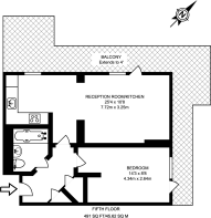 Floorplan area for info only, not for £/sq. ft valuation
