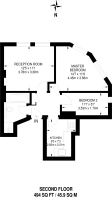 Floorplan area for info only, not for £/sq. ft valuation