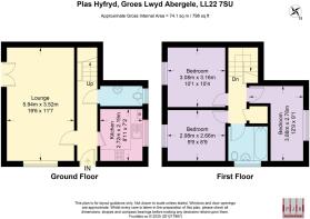 Floor Plan Plas Hyfryd, Groes Lwyd Abergele LL22 7
