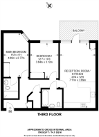 Floorplan area for info only, not for £/sq. ft valuation